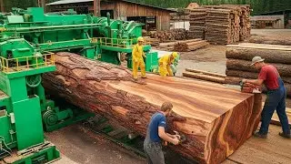 Inside the world's largest sawmill From rough logs to beautifully crafted pieces of wood, precise do