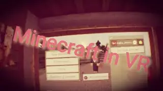 Ich spiele das erste mal Minecraft in VR