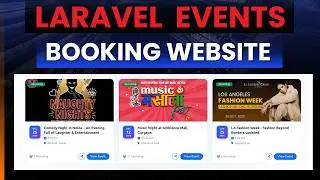 Laravel Event Booking Website - Open Source Project with Source Code