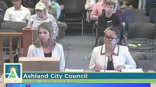 Ashland Council Budget Approval June 3 2025