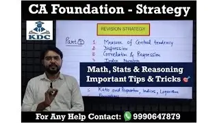 CA Foundation Paper 3 Best Strategy 🎯 to Save time & Score More 🔥 #caaspirants #maths #icai