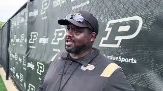 Purdue DL coach Brick Haley 8/16 media availability