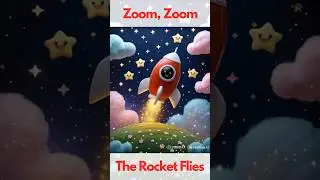 Zoom Zoom The Rocket Flies | kids nursery rhyme