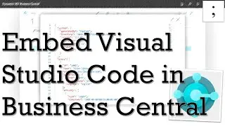 Embed VS Code in Business Central