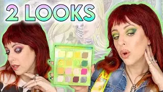 ODEN'S EYE x ANGELICA NYQVIST HELA PALETTE REVIEW 💀🌸 Swatches, 2 Looks, Dupes | GlitterFallout