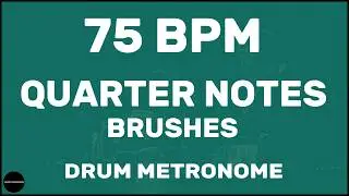Quarter Notes | Drum Metronome Loop | 75 BPM
