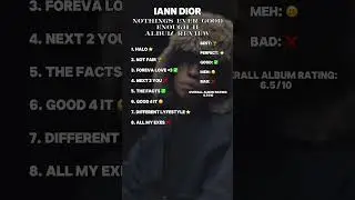 Iann Dior Nothings Ever Good Enough II Album Review