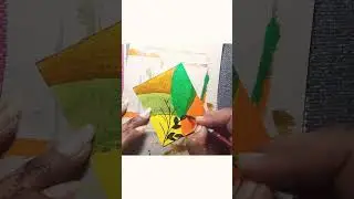 Boho Art🌿🩷 #ARTwithNISHII❤️🦋 #shorts #ytshorts #trendingshorts #viralshorts #acrylicpainting #artist
