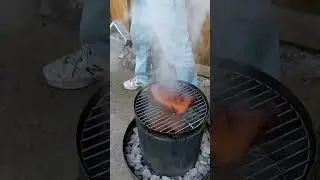 Brisket in the Orion cooker.