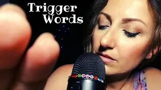 ASMR ita ❤️INTENSE TRIGGER WORDS ❤️Hand movements | Mouth sounds | Brushingcam&mic