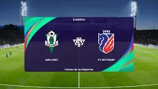 FK Jablonec vs FC Botoșani (30/06/2024) Club Friendlies PES 2021