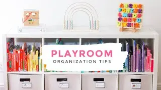 Colorful Playroom Makeover + Organization Tips from A Professional Organizer