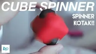 SPINNER UNIK BERBETUK KOTAK!! ( satisfying ) Cube Spinner Unboxing & Review INDONESIA | Bukapaket