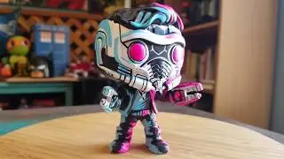 Pop! Neon Star-Lord Custom Guardians of the Galaxy Marvel Funko Vinyl Figure Review