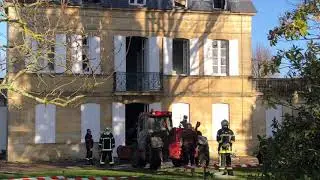 Ludon-M&eacute;doc: Incendie au ch&acirc;teau Paloumey