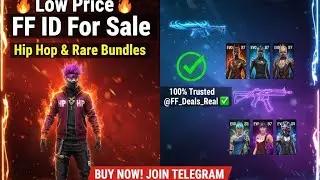 Low Price 🔥 FF ID For Sale | Hip Hop & Rare Bundles | 100% Trusted @FF_Deals_Real ✅
