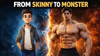 🔥 From Skinny to Monster 💪 | AI Body Transformation 🔥