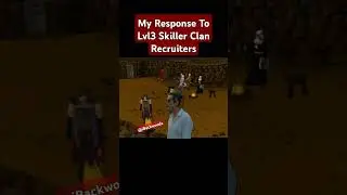 OSRS My Response To Skiller Clans  #osrs #runescape #runescapememes #memes #gaming