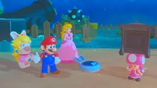 Mario Helps Toadette Find Toad - Mario Rabbids Kingdom Battle