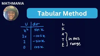 Tabular Method + Examples