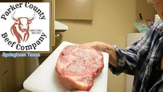 The First Of Two 1.75 Pound Ribeye Steak From Parker County Beef Company!