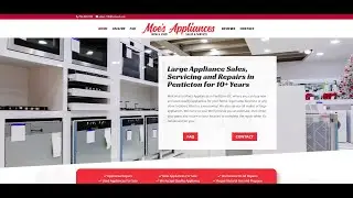 Moe&rsquo;s Appliances Penticton BC - Web Design Project