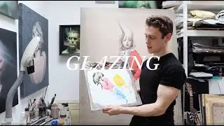 Ben Ashton Art - Studio Insights, Day 3: Glazing