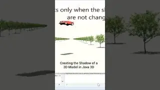 Creating the Shadow of a 3D model in Java 3D