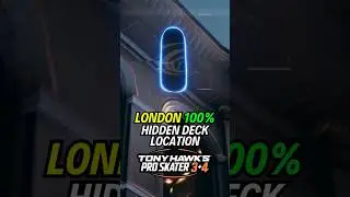 LONDON HIDDEN DECK LOCATION | 100% GUIDE |💯Tony Hawk's Pro Skater 3 + 4 🏆