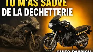 Je Sauve cette Yamaha Xj900 de la d&eacute;chetterie... ( premi&egrave;re moto de ma vie 😱 ) 