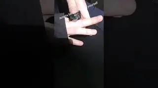 Amelia stapling her hand because she has problems