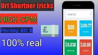 URL Shortener trick | earn money online | gp link hack | tech shortener