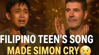 Filipino Teen&rsquo;s Heartfelt Song Brings Simon Cowell to Tears | Unbelievable AGT Moment