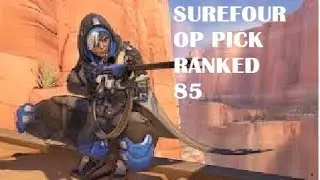 Overwatch - C9 Surefour[Rating 85] vs TSM players- Anna ranked Hollywood