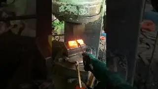 #Bearded #Axe #forging! #traditional #power #hammer #knifemaking #axemaking #blacksmithing #oldage