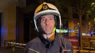 Declaraciones Bomberos y SAMUR incendio restaurante plaza Manuel Becerra 21abril23