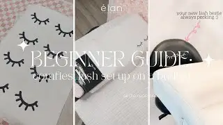 setting up the ULTIMATE lash bed for Maximum Comfort!! ♡ LASH EXTENSIONS FOR BEGINNERS ❤️&zwj;🔥