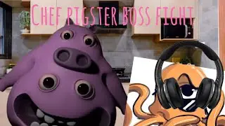Chef Pigster Boss Fight Gameplay (pls leave pig emojis in the comments) #gartennofbanban