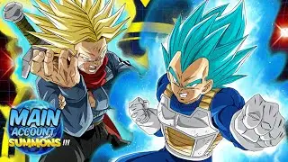 BACK TO PROPERLY SUMMON LR GG VEGETA & TRUNKS!!! (Main Global Account) | Dragon Ball Z Dokkan Battle