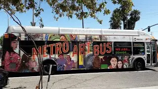 LA metro art bus😎 Venice Beach legalize legends DIY artists' lab wall Doorstown Los Angeles Cali USA