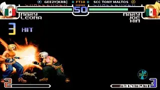 Kof 2002- Los mejores en Ruletas Geezy vs Tony Maltos Parte 1