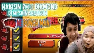 TOP UP 1JUTA BUAT BELI SHOTGUN M1887 ONE PUNCH MAN HOKI BANGET YA GAIS - Garena Free Fire Indonesia