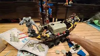 Toy Talk and Stuff 231:Build to Rule Transformers, G.I. Joe,Lego Black Seas Barracuda work together!
