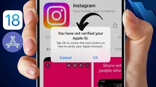 Вы не подтвердили свой Apple ID: как подтвердить свой Apple ID | iPhone или iPad | iOS 18