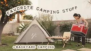 FAVORITE OUTDOORSY STUFF // Camping vlog 🏕