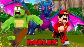 DRAGONS ATTACK TINYTURTLE & ROPO IN ROBLOX!