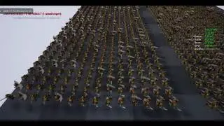 UE4 - Hierarchical Instancing 900 Static meshes with Vertex Animation - Test