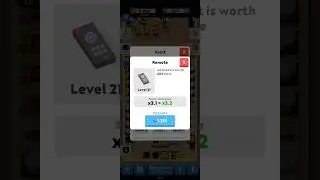 Upgrade Remote To Level 21 #eatventure #remote #shorts