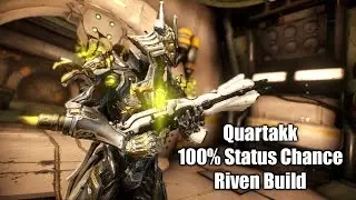 Warframe - Quartakk Riven Test Video (Multishot & Status Chance)