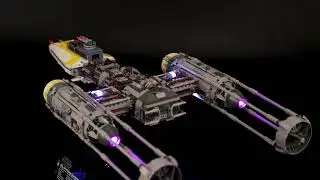 BriksMax Light Kit For Lego Star Wars Y-Wing Starfighter 75181;